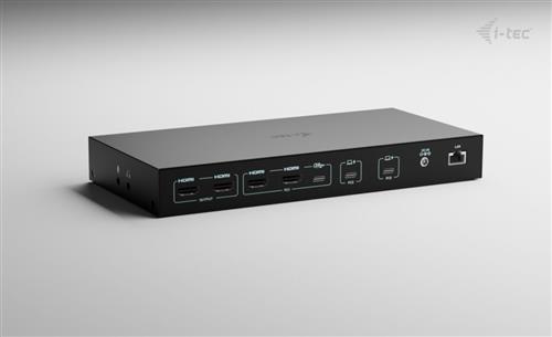 I-TEC USB-C KVM DOCKING STATION FOR 3 HOSTS DUAL DISPLAY POWER D