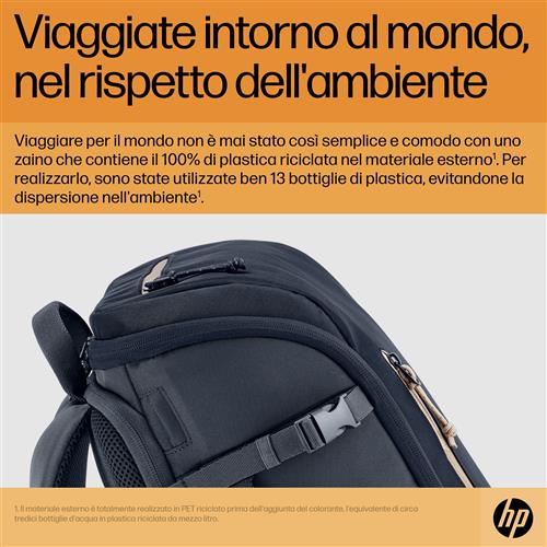 LAPTOP BCKPCK HP TRAVEL 25L 15.6 IGR