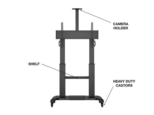 M PUBLIC FLOORSTAND DUAL PILLAR 180 HD