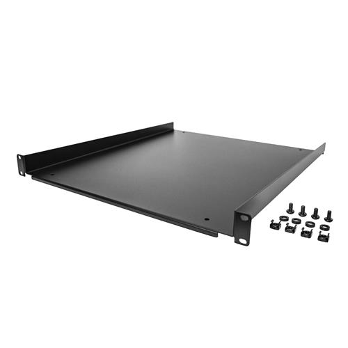 MENSOLA RACK 19IN 1U - 50 CM UNIVERSALE PER RACK 19IN - NERA