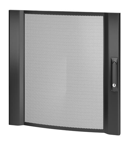 NETSHELTER SX 12U 600MM WIDE PERFORATED CURVED DOOR BLACK