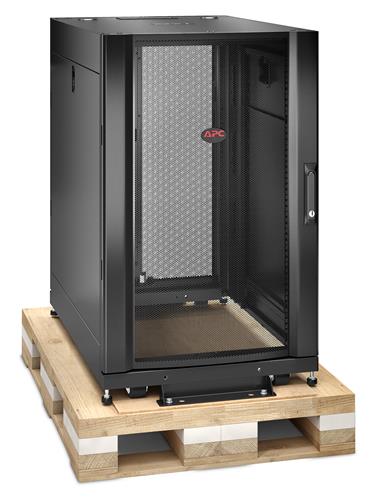 NETSHELTER SX 18U SRVR RACK ENC 600X900MM W/ SIDES BLK SHOCK PAC