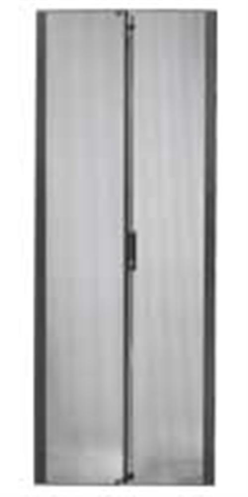 NETSHELTER SX 42U 600MM WIDE PERFORATED SPLIT DOORS BLACK