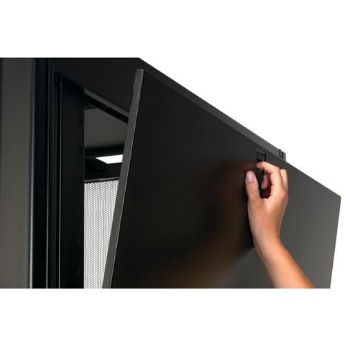 NETSHELTER SX 42U 750X1070MM ENCLOSURE W/OUT SIDES DOOR BLK