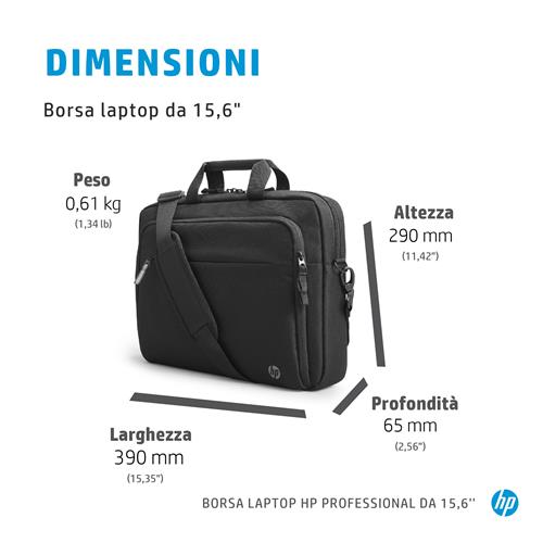 PROF 15.6 LAPTOP BAG