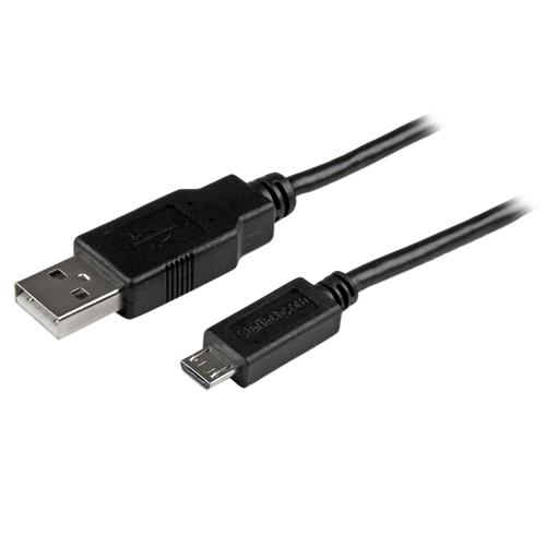 StarTech.com USBAUB50CMBK cavo USB USB 2.0 0,5 m Micro-USB B Nero