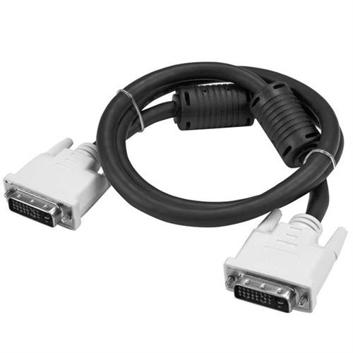 StarTech.com DVIDDMM3M cavo DVI DVI-D Nero, Bianco