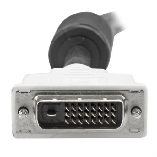 StarTech.com DVIDDMM3M cavo DVI DVI-D Nero, Bianco