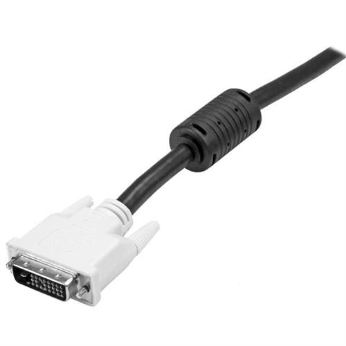 StarTech.com DVIDDMM3M cavo DVI DVI-D Nero, Bianco