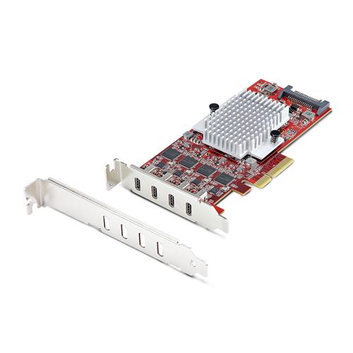 SCHEDA PCIE USB-C 4 PORTE 10GB USB TYPE-C 3.2 PCI TAA