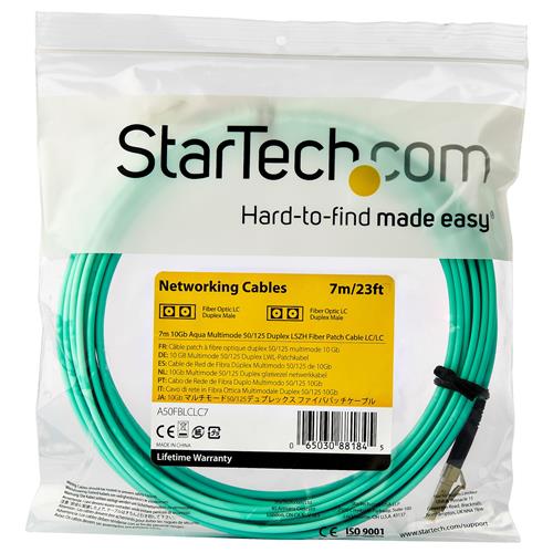 StarTech.com A50FBLCLC7 cavo InfiniBand e in fibra ottica Colore acqua