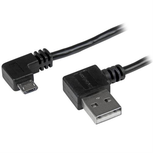 StarTech.com USB2AUB2RA2M cavo USB USB 2.0 Micro-USB B