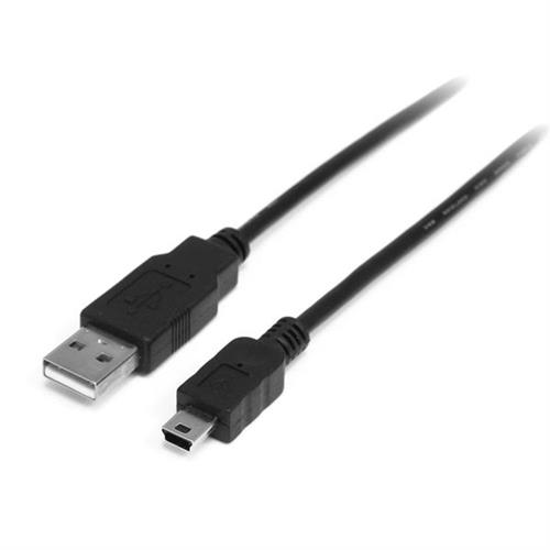 StarTech.com USB2HABM1M cavo USB USB A Mini-USB B Nero