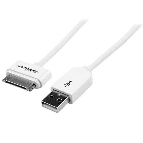 StarTech.com USB2ADC1M cavo per cellulare Bianco USB A Apple 30-pin