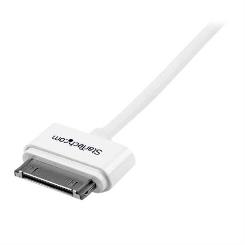 StarTech.com USB2ADC1M cavo per cellulare Bianco USB A Apple 30-pin