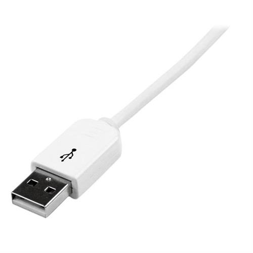 StarTech.com USB2ADC1M cavo per cellulare Bianco USB A Apple 30-pin