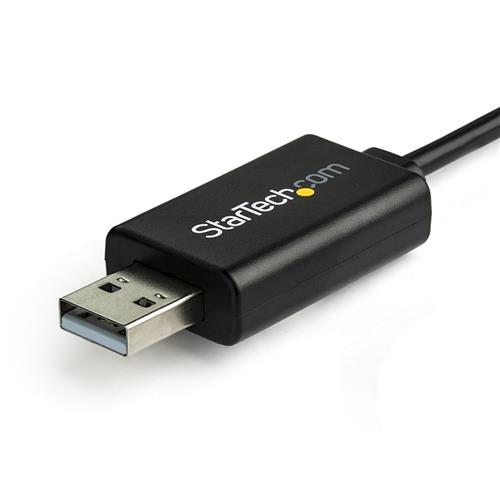 StarTech.com ICUSBROLLOVR adattatore per inversione del genere dei cavi RJ-45 USB 2.0 Type-A Nero