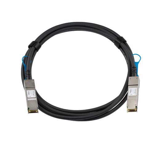 StarTech.com QFXQSFPDAC3M cavo InfiniBand e in fibra ottica QSFP+ Nero