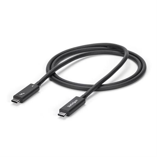 StarTech.com TBLT3MM1MA Cavo Thunderbolt 40 Gbit/s Nero