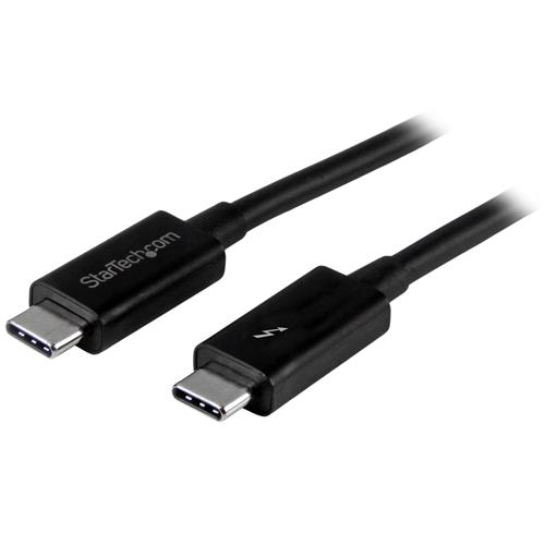 StarTech.com TBLT3MM1M Cavo Thunderbolt 20 Gbit/s Nero
