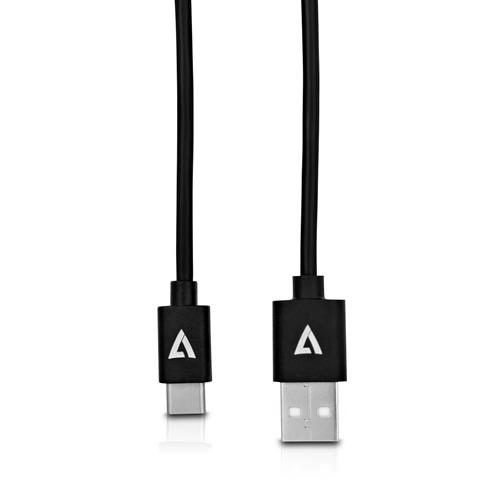 V7 V7U2AC-2M-BLK-1E cavo USB USB A USB C