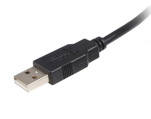 StarTech.com USB2HAB3M cavo USB USB 2.0 USB A USB B Nero