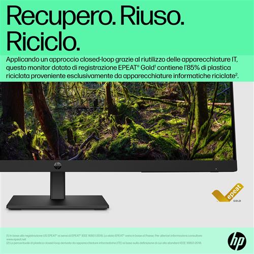 HP P32u G5 QHD USB-C Monitor Monitor PC 80 cm (31.5) 2560 x 1440 Pixel Quad HD LCD Nero