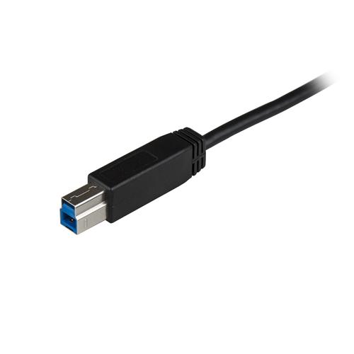 StarTech.com USB31CB1M cavo USB USB 3.2 Gen 2 (3.1 Gen 2) USB C USB B Nero