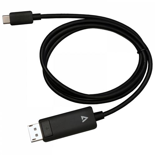 V7 V7USBCDP14-1M cavo e adattatore video DisplayPort USB tipo-C Nero