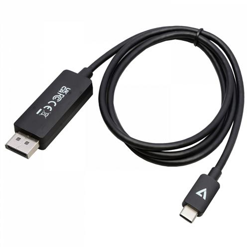 V7 V7USBCDP14-1M cavo e adattatore video DisplayPort USB tipo-C Nero