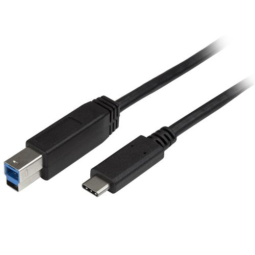 StarTech.com USB315CB2M cavo USB USB 3.2 Gen 1 (3.1 Gen 1) USB C USB B Nero