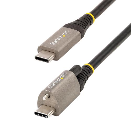 StarTech.com USB31CCTLKV50CM cavo USB USB 3.2 Gen 2 (3.1 Gen 2) 0,5 m USB C Grigio, Nero