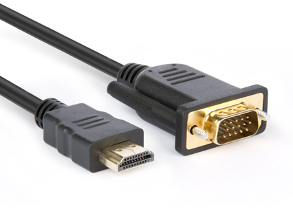 Hamlet XVCHDM-VGA180 cavo e adattatore video 1,8 m HDMI tipo A (Standard) VGA (D-Sub) Nero