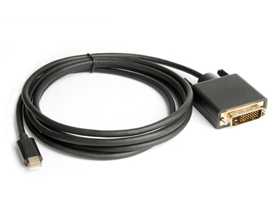 Hamlet XVAUC-DV4K20 cavo e adattatore video 2 m USB tipo-C DVI Nero