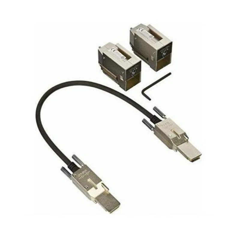 Cisco C9300L-STACK-KIT2= cavo InfiniBand e in fibra ottica 0,5 m Nero, Grigio