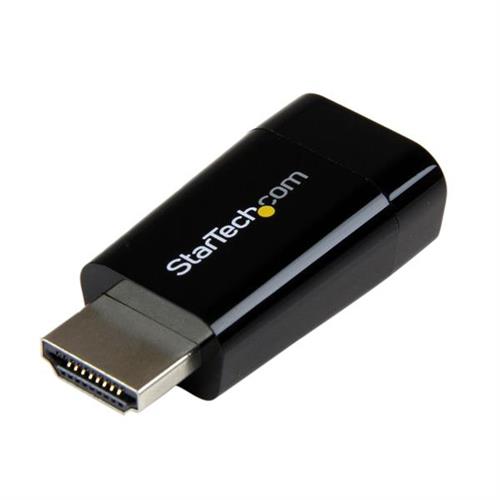 StarTech.com HD2VGAMICRO adattatore per inversione del genere dei cavi Nero