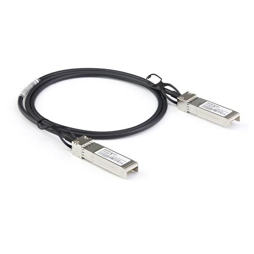 StarTech.com DACSFP10G1M cavo InfiniBand e in fibra ottica SFP+ Nero