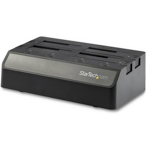 StarTech.com SDOCK4U313 docking station per unità di archiviazione USB 3.2 Gen 2 (3.1 Gen 2) Type-C Nero