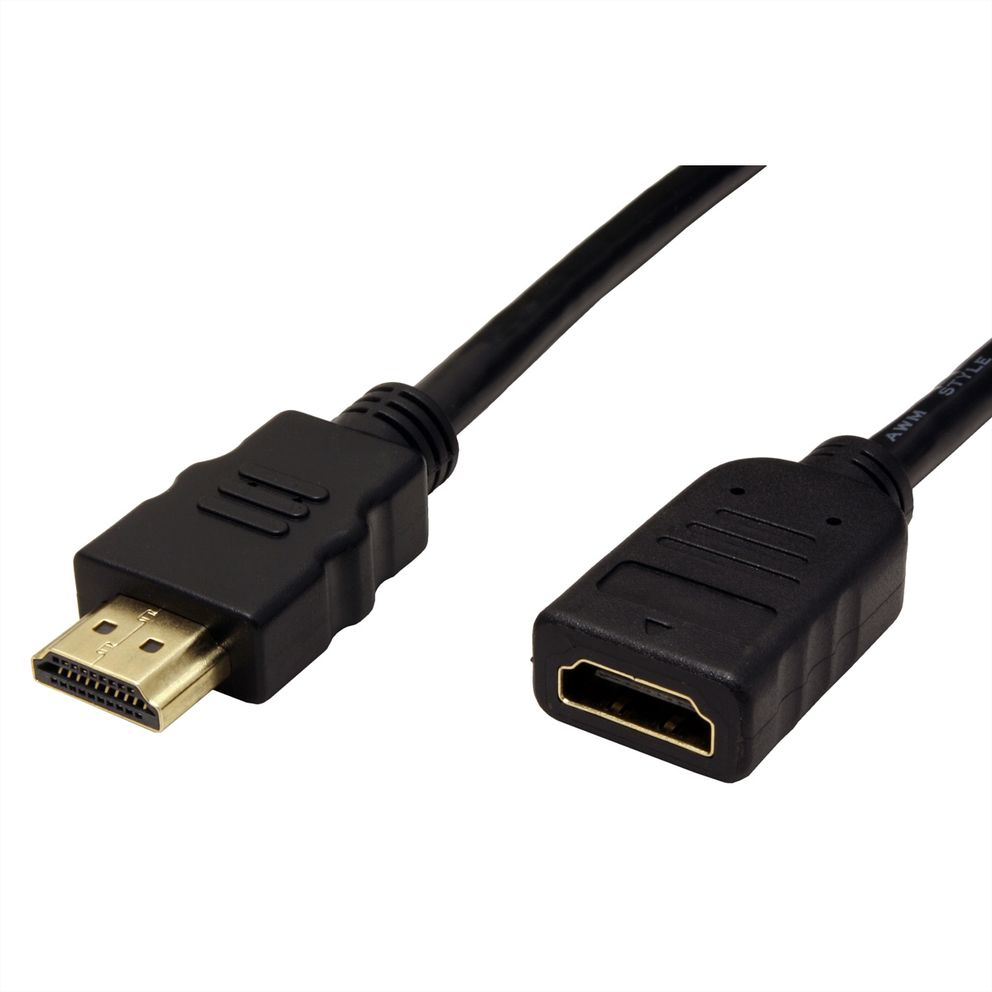 VALUE 11.99.5575 cavo HDMI 2 m HDMI tipo A (Standard) Nero