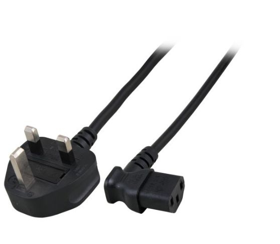 Microconnect PE090420A cavo di alimentazione Nero 2 m BS 1363 Accoppiatore C13