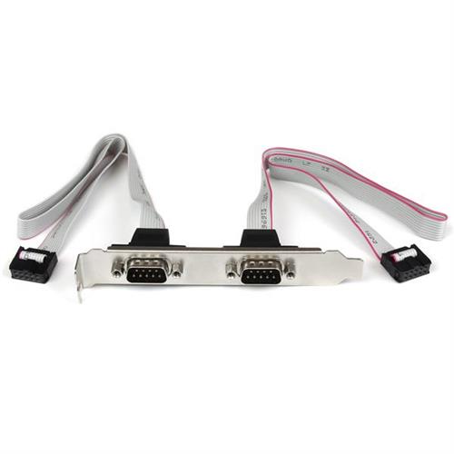 StarTech.com 2 IDC - 2 DB-9, F/M 2 x DB-9 2 x IDC Argento, Bianco