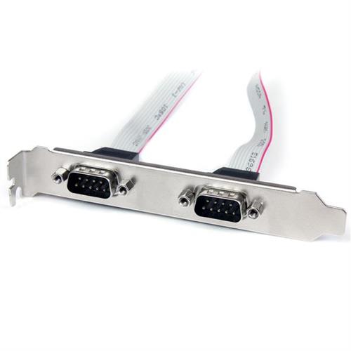 StarTech.com 2 IDC - 2 DB-9, F/M 2 x DB-9 2 x IDC Argento, Bianco