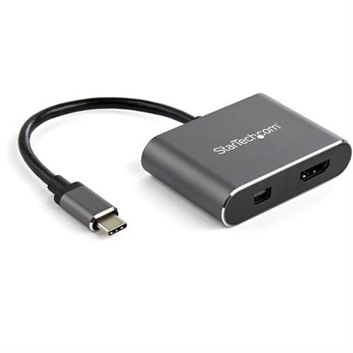 StarTech.com CDP2HDMDP adattatore grafico USB 3840 x 2160 Pixel Nero, Grigio