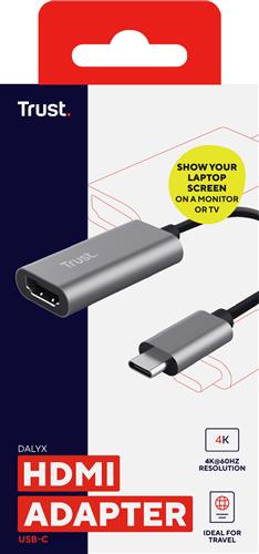 Trust Dalyx adattatore grafico USB Grigio
