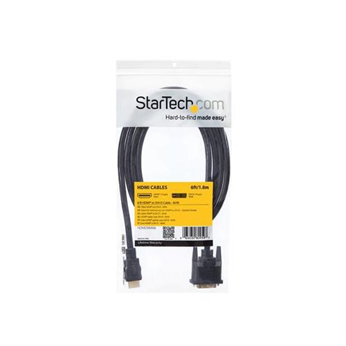 StarTech.com HDMIDVIMM6 cavo e adattatore video Nero