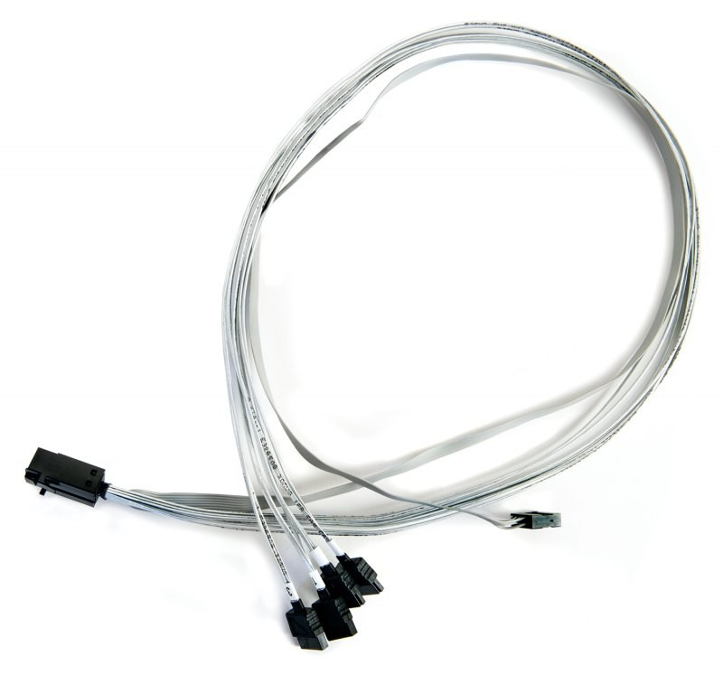 Microsemi ADAPTEC I-HDMSAS-4SATA-SB.8M 0,8 m 6 Gbit/s Grigio