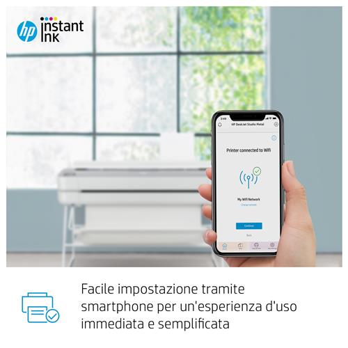 HP Designjet Studio Steel 24-in Printer stampante grandi formati Wi-Fi Getto termico d'inchiostro A colori 2400 x 1200 DPI 610 x 1897 mm Collegamento ethernet LAN