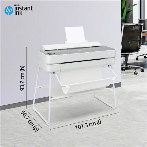 HP Designjet Studio Steel 24-in Printer stampante grandi formati Wi-Fi Getto termico d'inchiostro A colori 2400 x 1200 DPI 610 x 1897 mm Collegamento ethernet LAN