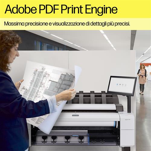 HP Designjet T1600 36-in PostScript Printer stampante grandi formati Getto termico d'inchiostro A colori 2400 x 1200 DPI 914 x 1219 mm Collegamento ethernet LAN