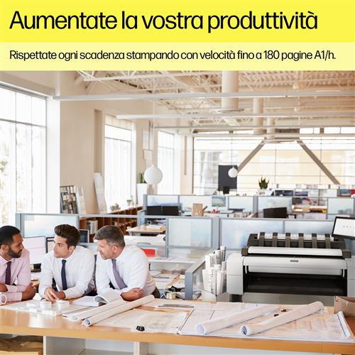 HP Designjet T1600 36-in PostScript Printer stampante grandi formati Getto termico d'inchiostro A colori 2400 x 1200 DPI 914 x 1219 mm Collegamento ethernet LAN